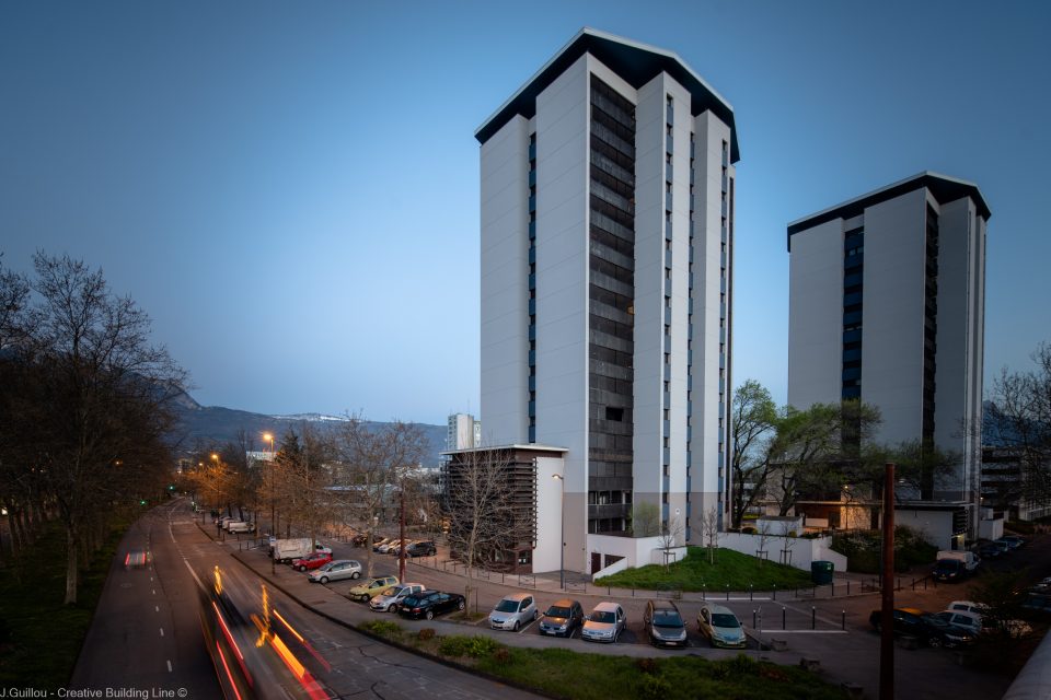 Isolation extérieure pur des tours de grande hauteur
